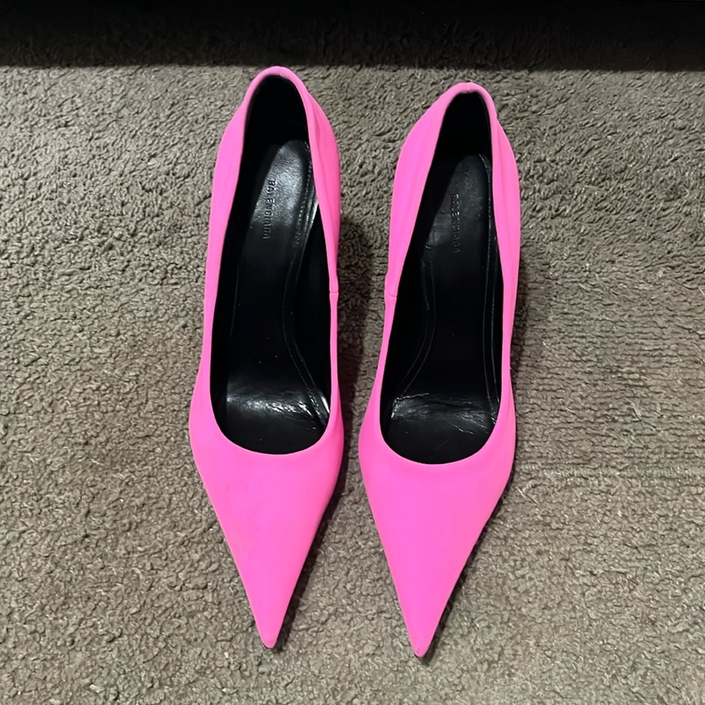 Hot pink Balenciaga Heels